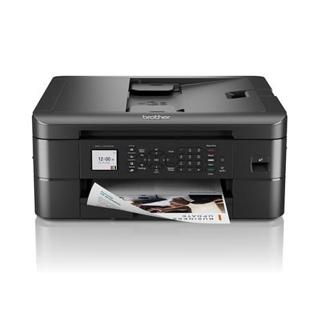Brother Color Inkjet All-In-One Printer, 17 ppm/9.5 ppm, Duplex, Ethernet/Wireless MFC-J1010DW