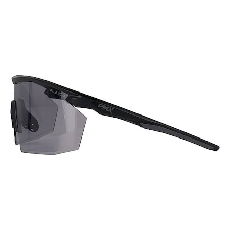Pyramex PMXSPEC(R), Safety Glasses, H2MAX Anti-Fog, Light Gray Lens, Black Frame, Half-Frame SB11225STM