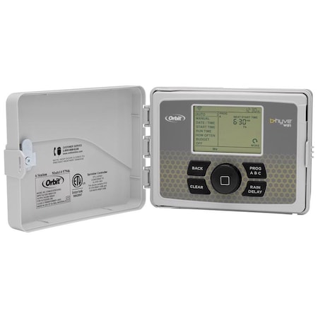 Orbit B-Hyve Programmable 6 Zone WiFi Sprinkler Timer 57946