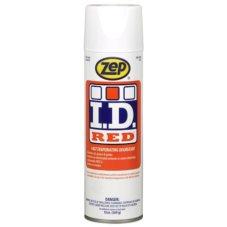 Zep Degreaser, 13 Oz Aerosol Can, Liquid, Clear, 12 PK 9601