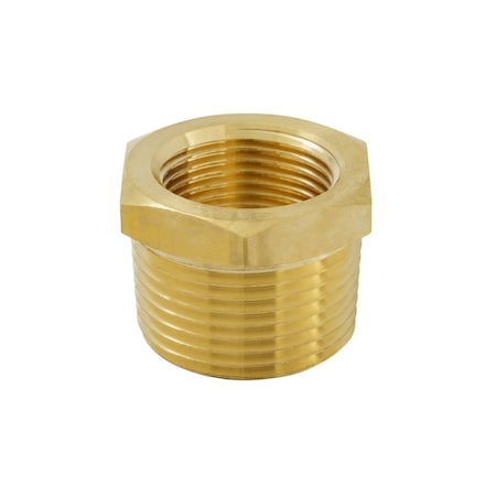 Proline Series Brass 1-in MIP x 3/4-in FIP Hex Bushing BF-911NLB