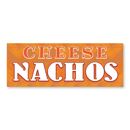 Signmission Cheese Nachos, 24 Inch, Decal D-24-30361