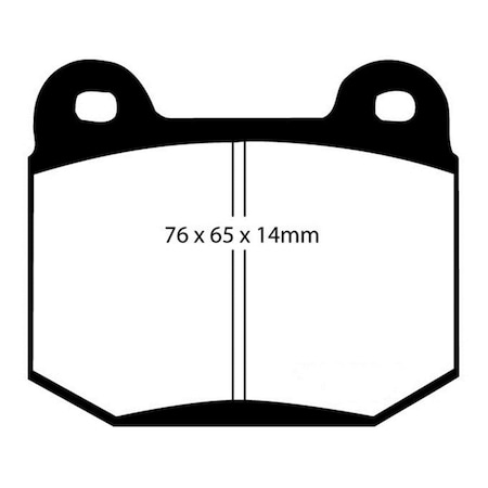 Ebc Bluestuff Rear Brake Pads for 2003-2004 Infiniti G35 3.5L DP51537NDX