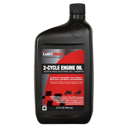 Lubrimatic 2-Cycle Engine Oil, Conventional, 1qt 11527