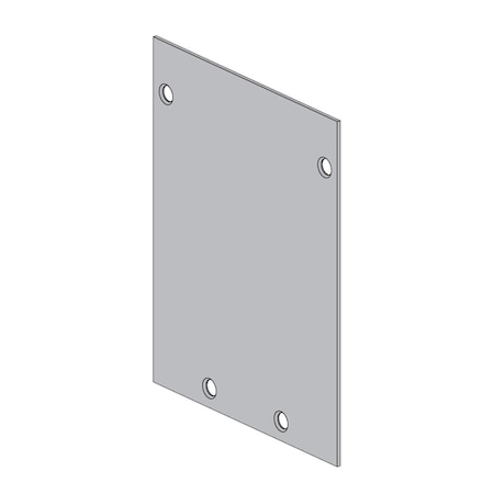 Lcn End Dress Plate, Clear Anodized 9550-334-2 628