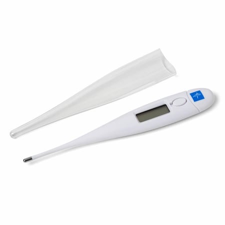 Medline 30-Second Oral Digital Stick Thermometer with Fahrenheit/Celsius, Bulk Packaging, 20PK MDS9950BZ