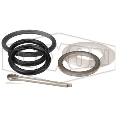 Dixon Shaft Seal Kit, Suitable For Use w/ 5300 and 5400 API Coupler, Baylast 5354K1