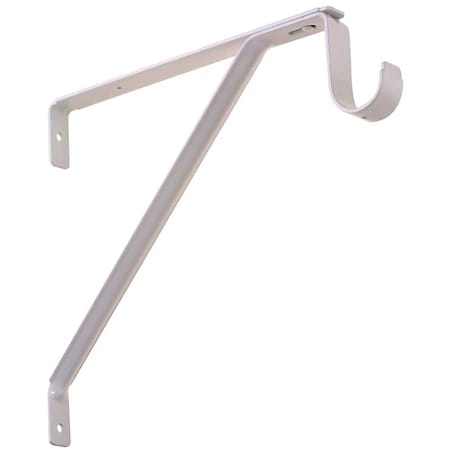 National Hardware Shelf and Rod Bracket, 75 lb, Steel N234-971