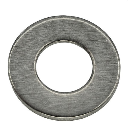 Zoro Select Flat Washer, For Screw Size 3/8 in , Titanium Plain Finish 0075308