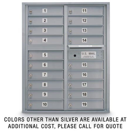 Postal Products Unlimited 19 Door Standard 4C Front Loading Mailbox N1029440