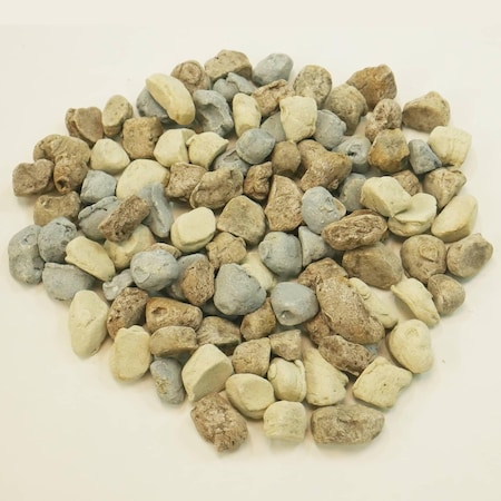 Bluegrass Living Ceramic Fiber Pebbles, Mixed Grey Colors CFP-MG