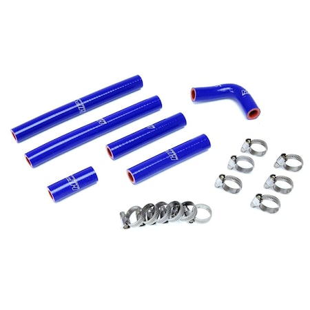 Hps Performance High Temp Reinforced Silicone Heater Coolant Hose Kit, Blue, 57-1638-BLUE