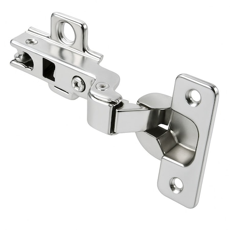 Sapphire Full Inset Self-Closing Concealed No Radius Cabinet Hinge in Satin Nickel - Pack of 2 SP-804410
