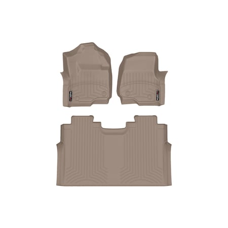 Weathertech Tan, Front and Rear Floorliners 4510121-456972