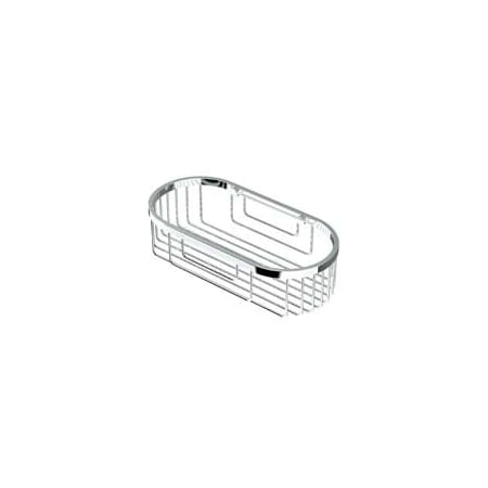 Gatco Oval 10" Shower Basket, Chrome 1576