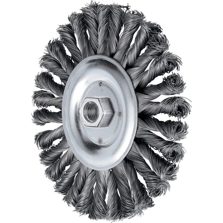 Pferd PFERD Full Cable Knot Wheel Brush COMBITWIST HD 7in Dia. .020in CS 5/8-11 Arbor 82400