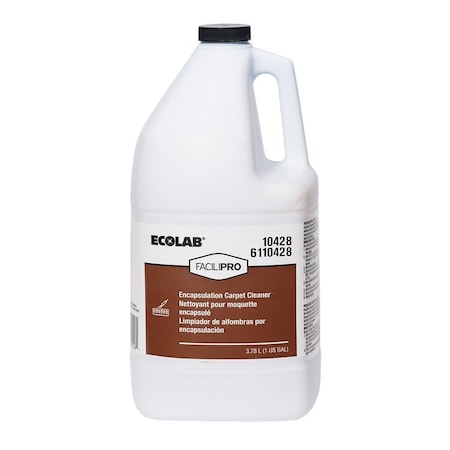 Ecolab Carpet Cleaner, Liquid, 1 gal, Bottle, PK4 6110428