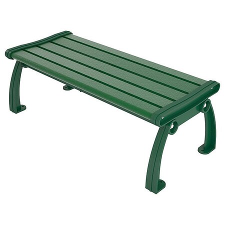 Ultrasite Outdoor Bench, 48 in L, Green PB 4GREGFHERBAC