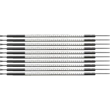Brady ClipSleeve Wire Markers Size 05 Nylon 22 AWG - 20 AWG, 3 Pack of 300 Each, 300PK SCN05-3