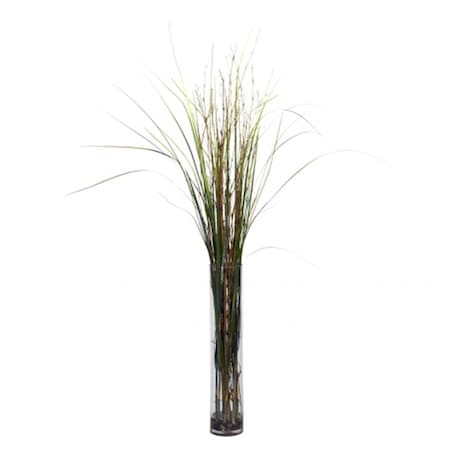 Dare2Decor Grass and Bamboo with Cylinder Silk Plant DA404717