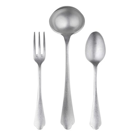 Mepra Dolce Vita Serving Set - 3 Pieces - Pewter 106622003