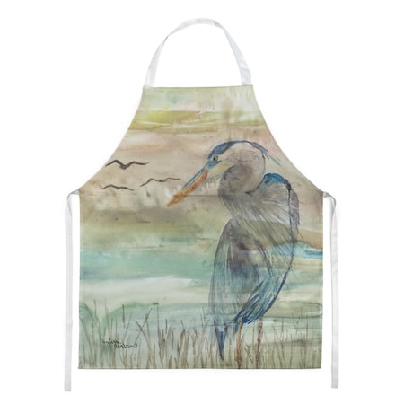 Carolines Treasures Blue Heron Sunset Apron SC2019APRON