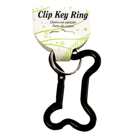 Hy-Ko Key Ring, Dog Bone, Carabiner Ring KH492
