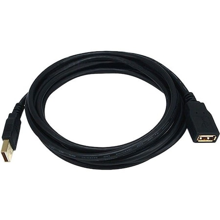 Monoprice 10ft USB 2.0 A Male to A Female Extension 28/24AWG Cable (Gold Plated) 5434
