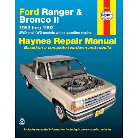 Haynes Manuals FORD RANGER & BRONCO II 83-92 36070