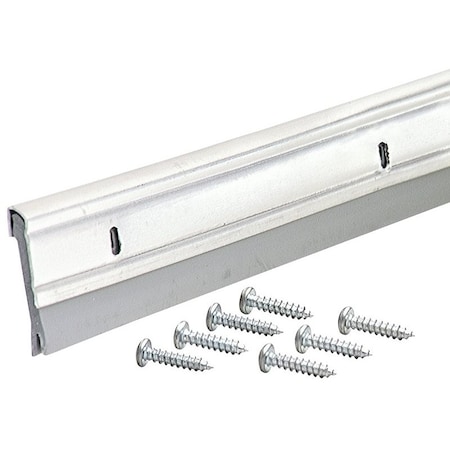 M-D Building Products 0 Door Sweep, 36 in L, Aluminum Flange, Vinyl Insert 5629