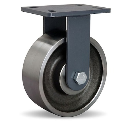 Hamilton Rigid Caster, Es 8X3 Forged Steel R-ES-83FST