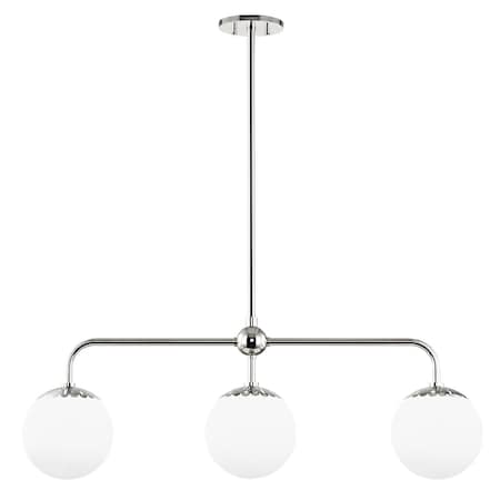 Mitzi Paige 3 Light Linear 37 In. Polished Nickel H193903-PN