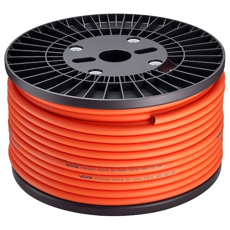 Vevor Air Hose 3/8'' x 250ft Hybrid Air Hose with Three-Layer Construction HAH38250