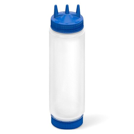Vollrath Squeeze Bottle, Blue/Clear, Polyethylene 33242-134444