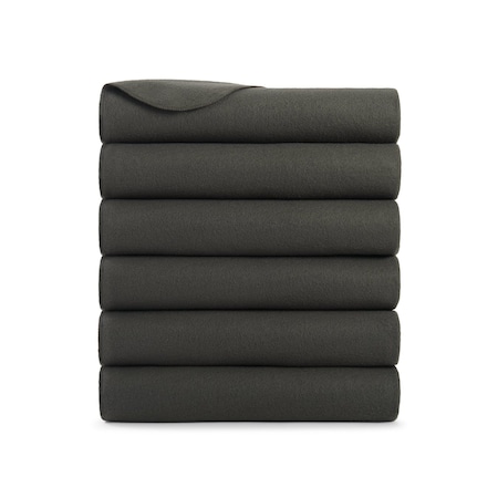 Arkwright Home Cozy Soft Polar Fleece Throw Blanket 50x60 Dark Gray (6pk), 6PK P-FCPL-6PK-DG