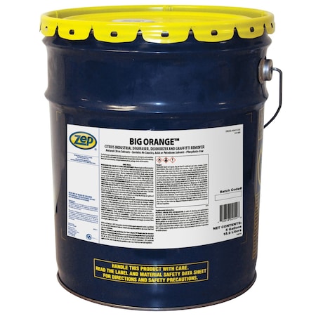 Zep Degreaser, 5 Gal Drum, Liquid, Orange 41535