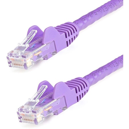 Startech.Com 4ft CAT6 Ethernet Cable Purple 100W PoE N6PATCH4PL
