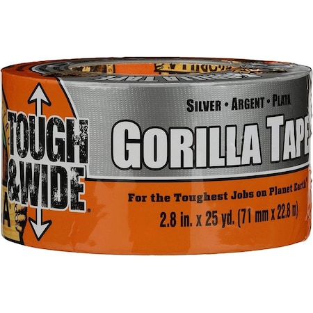 Gorilla Glue Gorilla 2.88 in. W X 25 yd L Silver Duct Tape, PK4 105680