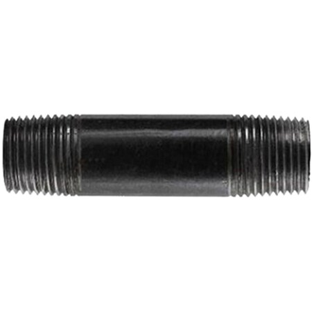 Apositos 0.38 x 5.5 in. Black Pipe Nipple AP2825210
