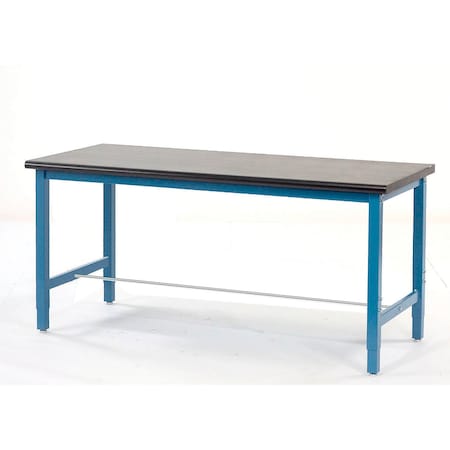 Global Industrial 72 x 30 Phenolic Resin Square Edge Production Bench - Blue 237382DBL