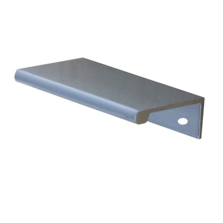 Pride Industrial 3in Aluminum Tab Cabinet Pull with 2-3/8in Center to Center with #6 x 5/8in Wood Screws Satin P1876SN