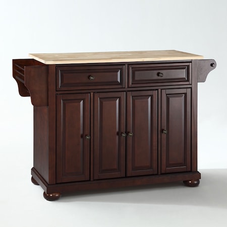 Crosley Alexandria Wood Top Full Size Kitchen Island/Cart KF30001AMA
