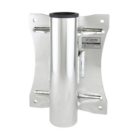 Oz Lifting Products Stainless Steel Wall Mount Base for OZSS850DAV, OZ1000DAV and OZCF1200DAV Davit Cranes OZWALL2-SS