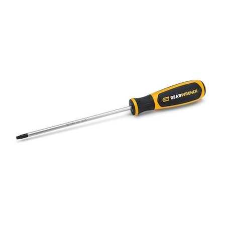 Gearwrench Dual Material Screwdriver, T-20, 3/16X6 in 82724H