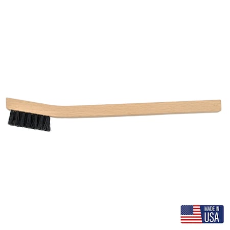 Gornell Brush Welder Brush - Wood Handle, Horsehair, Toothbrush-Style 8138-HH