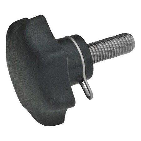 J.W. Winco Hand Knobs with Loss Protection 6336.13-40-M8-40-A