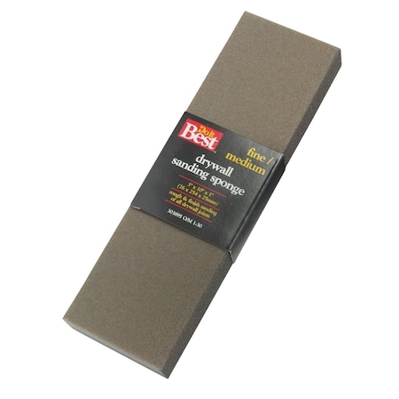 Do It Best Drywall 3'' x 10'' x 1'' Fine/Medium Sanding Sponge 303895GA