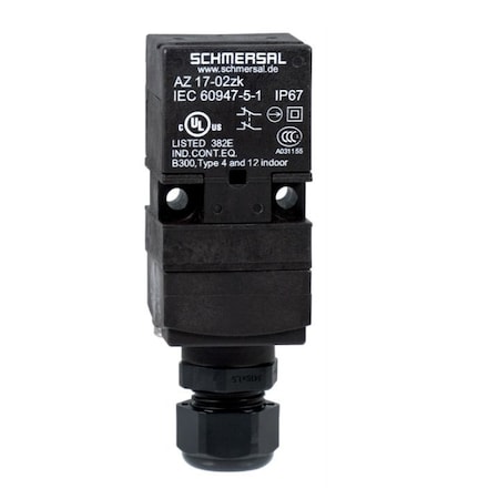 Schmersal Safety switch with separate actuator, AZ 17-11ZRK, cable gland M16, Thermoplastic enclosure, Double 161133967