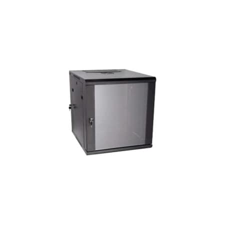 Kendall Howard 12U Swing Out Wall Mount Cabinet - Glass Door 3130-3-001-12