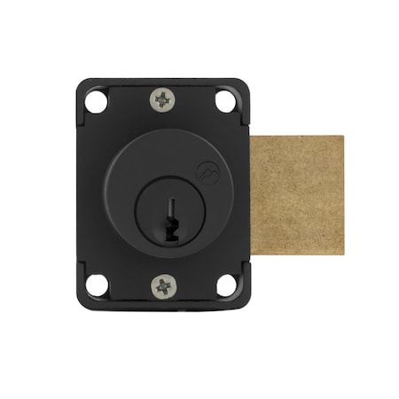 Olympus Lock Drawer 1-3/8 in  5 Pin MK Black - KA Key #0001 200-US19138-CUST